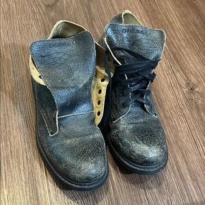 Diesel Black and Tan Men's Boots